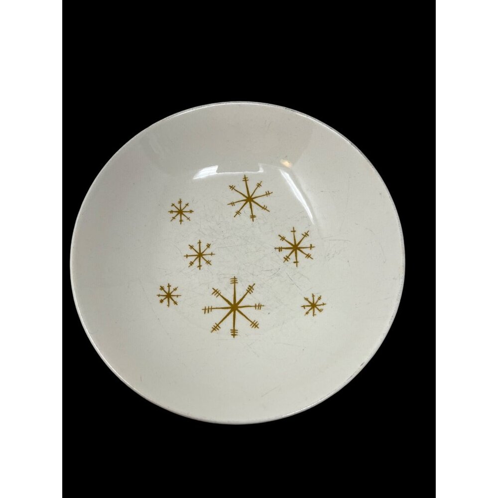 Atomic Royal China Star Glow MCM Serving Bowl Starburst Design 8 8/7 in READ - Picture 1 of 5